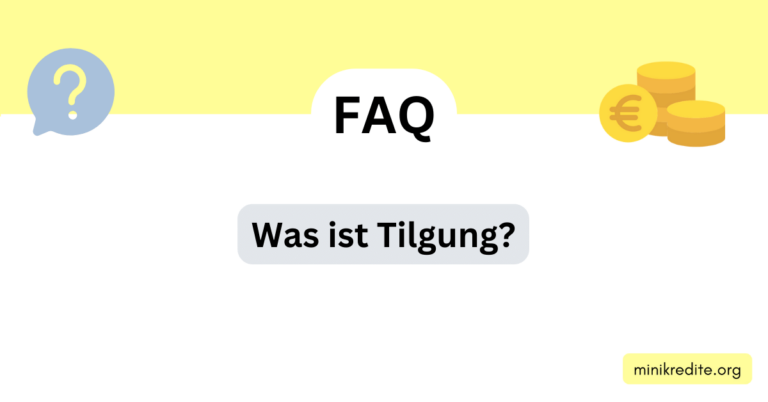 Was ist Tilgung?