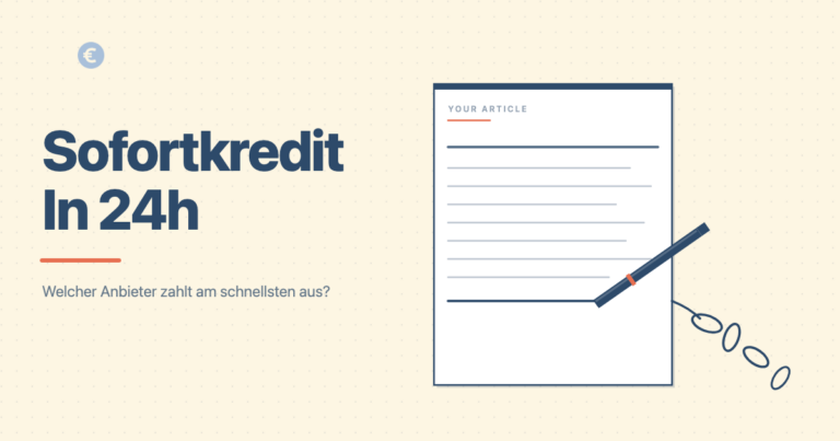 Sofortkredit sofort ausgezahlt - Anbietervergleich minikredite.org